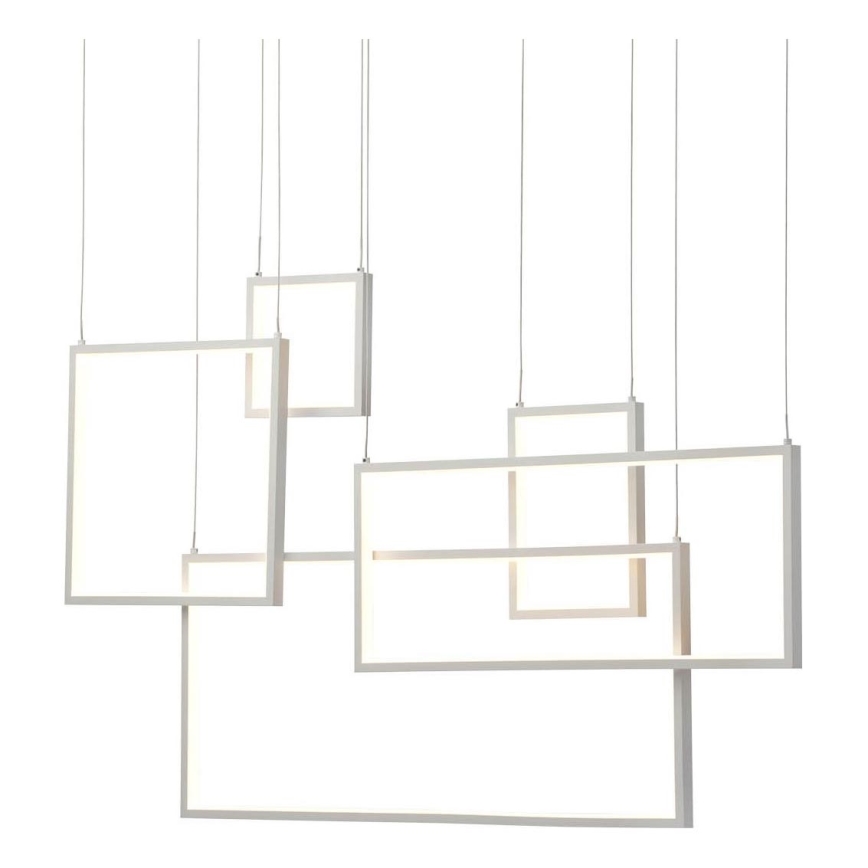 Redo 01-2316 - Lampadario dimmerabile a sospensione con cavo PLANA LED/80W/230V bianco