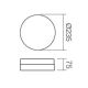 Redo 01-236 - Plafoniera TEO 1xE14/28W/230V diametro 23,5 cm
