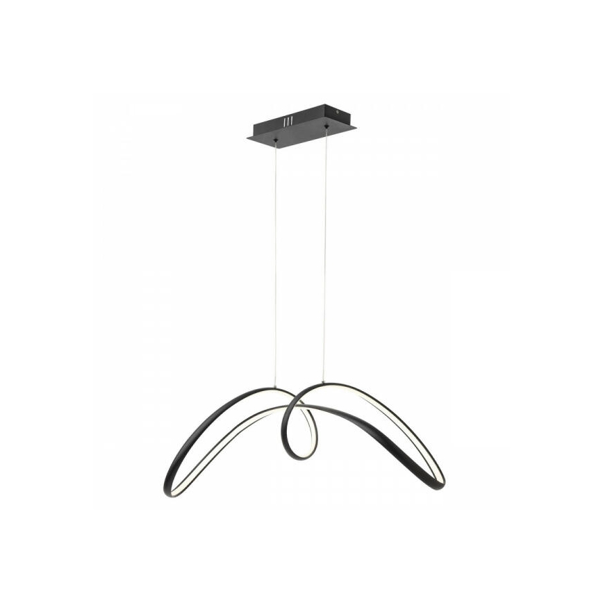 Redo 01-2455 - Lampadario LED a sospensione con filo LAMON LED/57W/230V nero