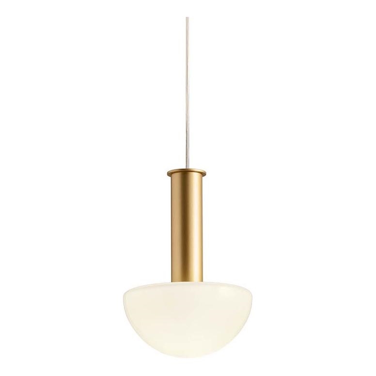 Redo 01-2474 - Lampadario sospeso con cavo LUMIEN 1xG9/10W/230V Ø 13 cm oro/bianco