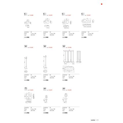 Redo 01-2476 - Lampadario a sospensione su cavo LUMIEN 6xG9/10W/230V oro/bianco