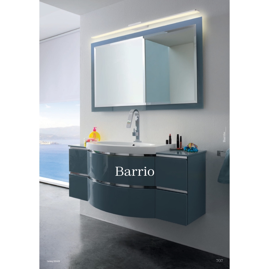 Redo 01-2507 - Illuminazione a LED per specchi da bagno BARRIO LED/27,39W/230V 90 cm CRI 90 IP44 bianco