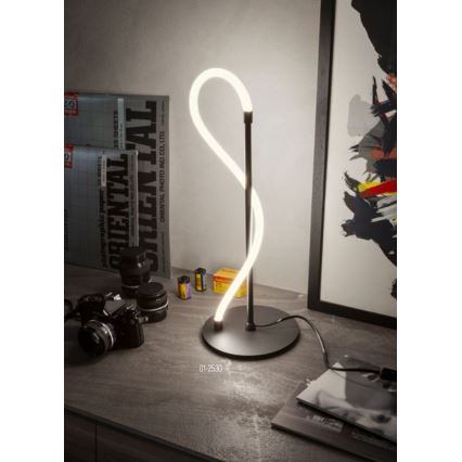 Redo 01-2530 - Lampada da tavolo dimmerabile a LED CORRAL LED/12W/230V nero