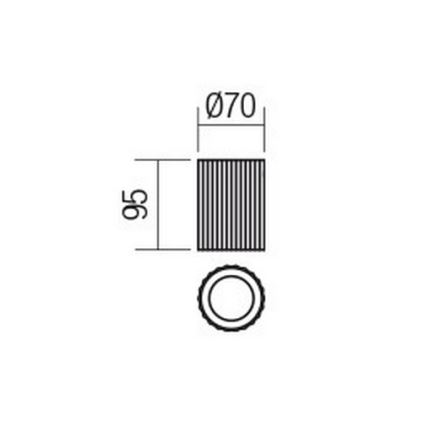 Redo 01-2585 - Faretto DELPHI 1xGU10/7W/230V Ø 7 cm dorato