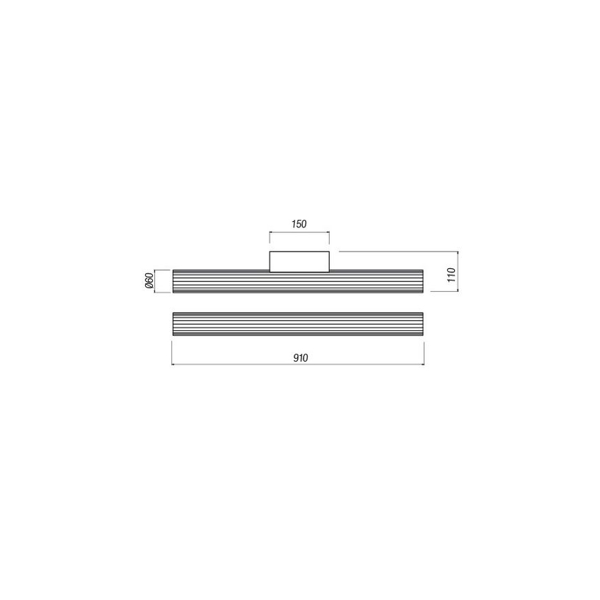 Redo 01-2592 - Illuminazione LED per specchio da bagno RIGAL LED/18W/230V 91 cm CRI 90 IP44 cromo lucido/bianco