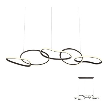 Redo 01-2599 - Lampada a sospensione dimmerabile su cavo BIAS LED/108,6W/230V 3000K CRI 90 nero