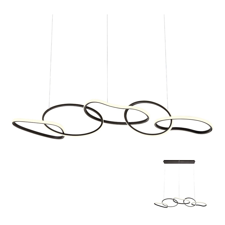 Redo 01-2599 - Lampada a sospensione dimmerabile su cavo BIAS LED/108,6W/230V 3000K CRI 90 nero