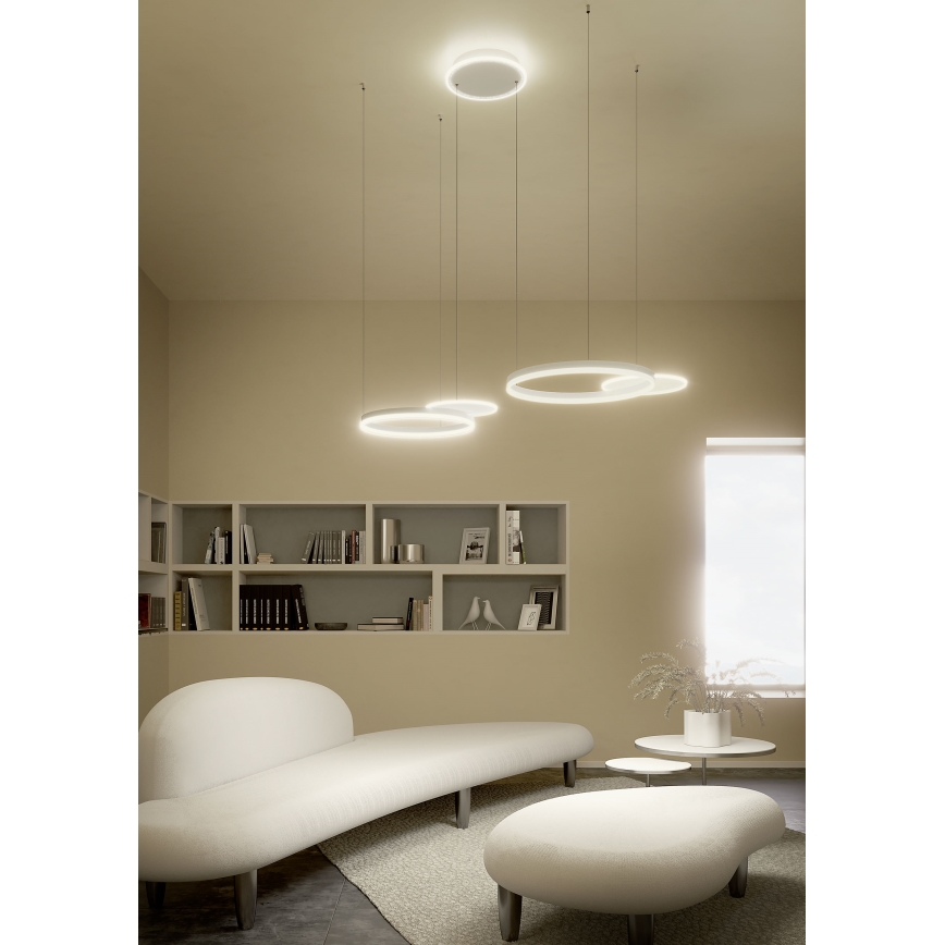 Redo 01-2608 - Lampada a sospensione dimmerabile a cavo SIGUA LED/114W/230V CRI 90 bianca