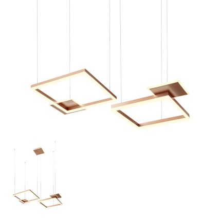 Redo 01-2613 - Lampada a sospensione dimmerabile SIGUA con cavo LED/110W/230V CRI 90, marrone