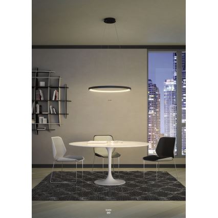 Redo 01-2673 - Lampadario a sospensione con filo LED dimmerabile ICONIC LED/50W/230V diametro 58 cm oro