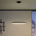 Redo 01-2677 - Lampadario a sospensione con filo LED dimmerabile ICONIC LED/60W/230V diametro 78 cm nero