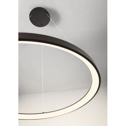 Redo 01-2677 - Lampadario a sospensione con filo LED dimmerabile ICONIC LED/60W/230V diametro 78 cm nero