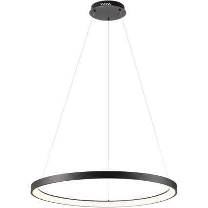 Redo 01-2677 - Lampadario a sospensione con filo LED dimmerabile ICONIC LED/60W/230V diametro 78 cm nero