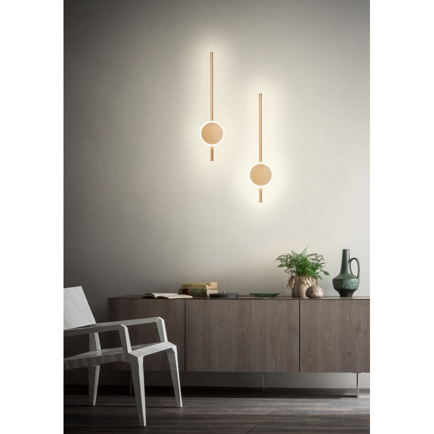 Redo 01-2700 - Applique a LED DIAZ LED/18W/230V CRI 90 oro