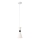 Redo 01-2709 - Lampadario a sospensione con filo KILT 1xE27/42W/230V diametro 12 cm bianco