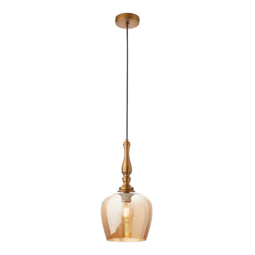 Redo 01-2740 - Lampadario a sospensione con filo TOLL 1xE27/42W/230V bronzo