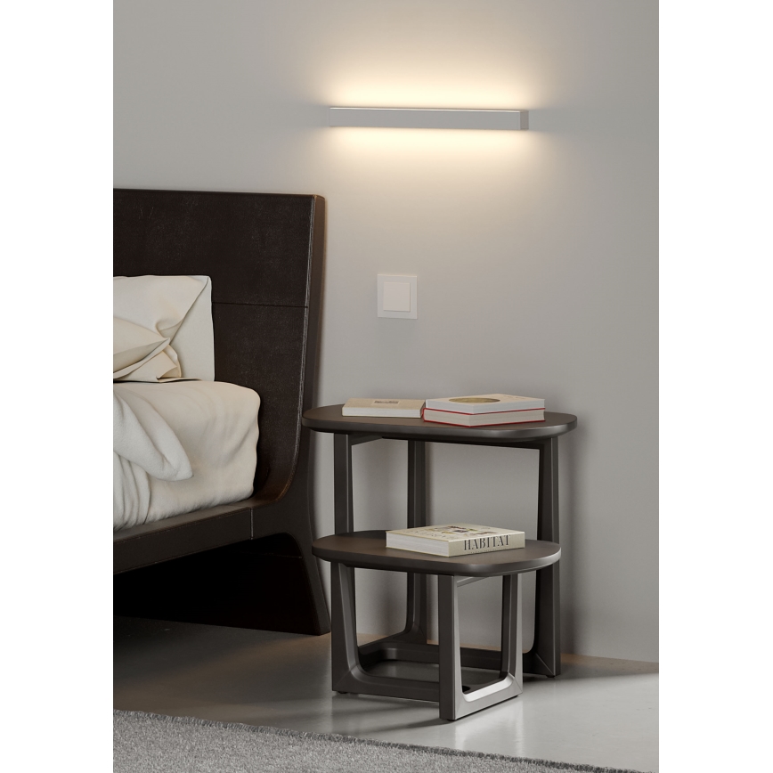 Redo 01-2764 - Applique a parete LED PLOT LED/31W/230V 90 cm bianca