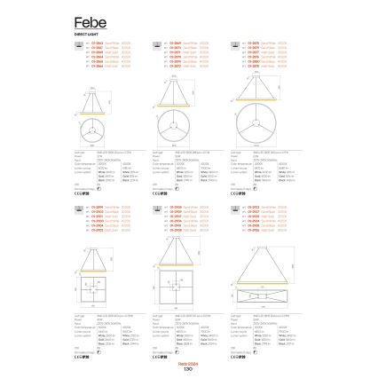 Redo 01-2819 - Applique murale dimmerabile a LED FEBE LED/24W/230V nero