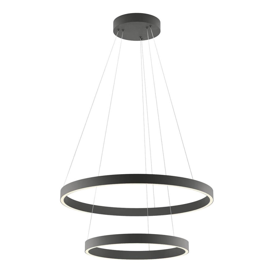 Redo 01-2891 - Lampadario a sospensione con filo LED dimmerabile FEBE LED/62W/230V nero