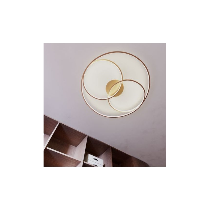 Redo 01-2973 - Plafoniera LED CENTRIX LED/92W/230V bronzo