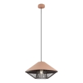 Redo 01-3005 - Lampadario a sospensione su cavo GRILL 1xE27/42W/230V Ø 39,6 cm nero/marrone