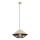 Redo 01-3007 - Lampadario a sospensione con cavo GRILL 1xE27/42W/230V Ø 39,6 cm nero/beige