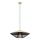 Redo 01-3011 - Lampadario a sospensione su cavo GRILL 1xE27/42W/230V Ø 49,5 cm nero/beige