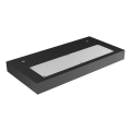 Redo 01-3016 - Applique da parete LED LAMINA 2xLED/15W/230V CRI 90 nera