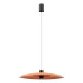 Redo 01-3020 - Lampadario a sospensione con cavo LARS LED/14W/230V + LED/10W diam. 60 cm CRI 90 arancione