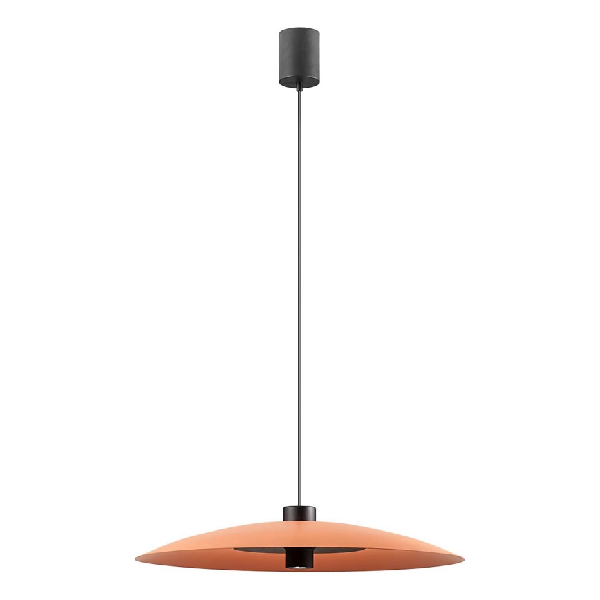 Redo 01-3020 - Lampadario a sospensione con cavo LARS LED/14W/230V + LED/10W diam. 60 cm CRI 90 arancione