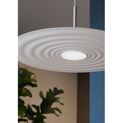 Redo 01-3044 - Lampadario LED a cavo LAKE LED/13W/230V CRI 90 Ø 50 cm bianco