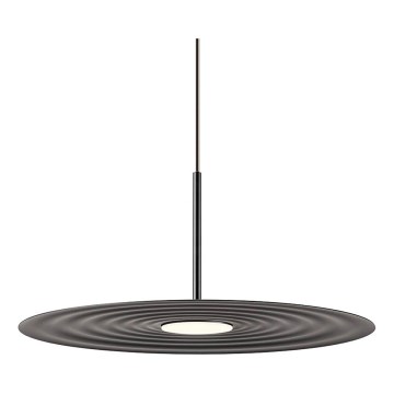 Redo 01-3047 - Lampadario a sospensione su cavo LAKE LED 13W/230V CRI 90 Ø 50 cm nero