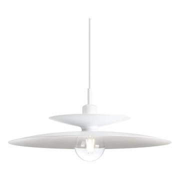 Redo 01-3048 - Lampadario a sospensione con cavo GUNNAR 1xE27/42W/230V Ø 50 cm bianco