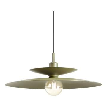 Redo 01-3050 - Lampadario a cavo GUNNAR 1xE27/42W/230V Ø 50 cm verde