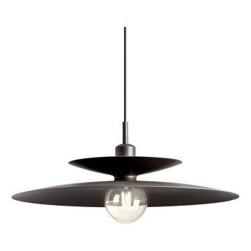 Redo 01-3051 - Lampada a sospensione su cavo GUNNAR 1xE27/42W/230V Ø 50 cm, nero