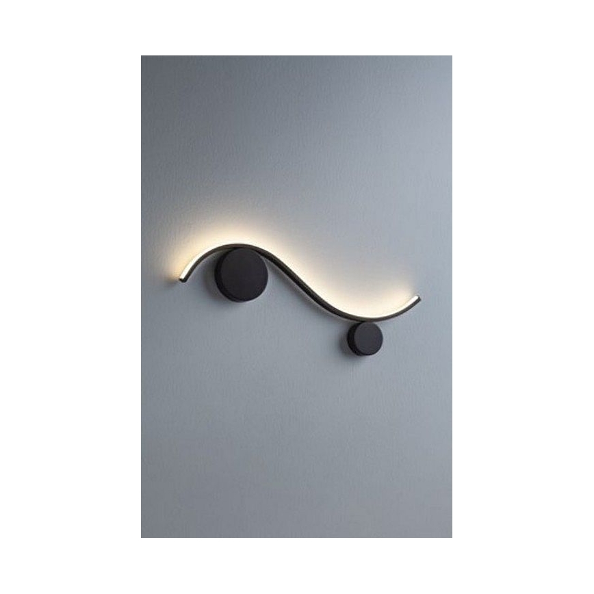 Redo 01-3110 - Applique a LED WAVE LED/9W/230V nero
