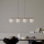 Redo 01-3155 - Lampadario a sospensione con filo BOWLING 4xE27/42W/230V oro