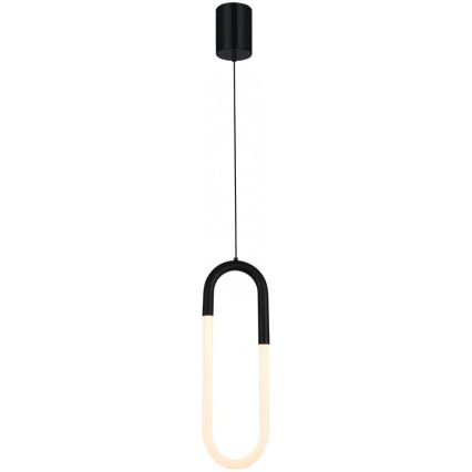 Redo 01-3184 - Lampadario a sospensione con filo LED dimmerabile LATIUM LED/9W/230V nero