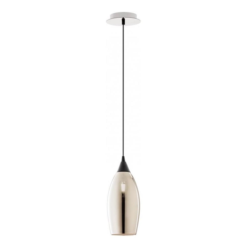 Redo 01-3189 - Lampadario a sospensione con filo TANNER 1xE14/28W/230V diametro 12 cm