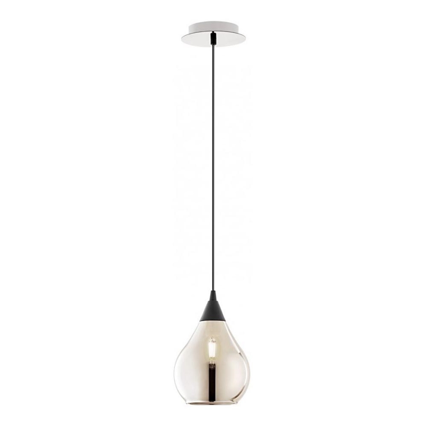 Redo 01-3190 - Lampadario a sospensione con filo TANNER 1xE14/28W/230V diametro 15 cm