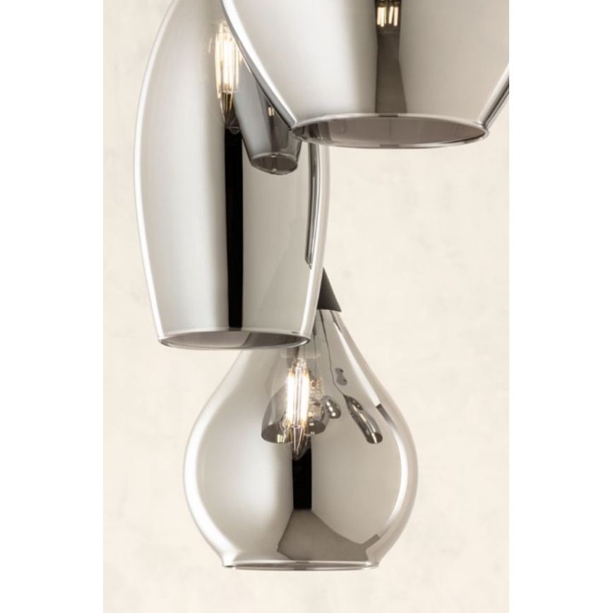 Redo 01-3191 - Lampadario a sospensione con filo TANNER 1xE14/28W/230V diametro 20 cm