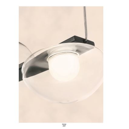 Redo 01-3244 - Lampadario a sospensione con filo LED dimmerabile SINCLAIR LED/35W/230V CRI 93 IP21 nero