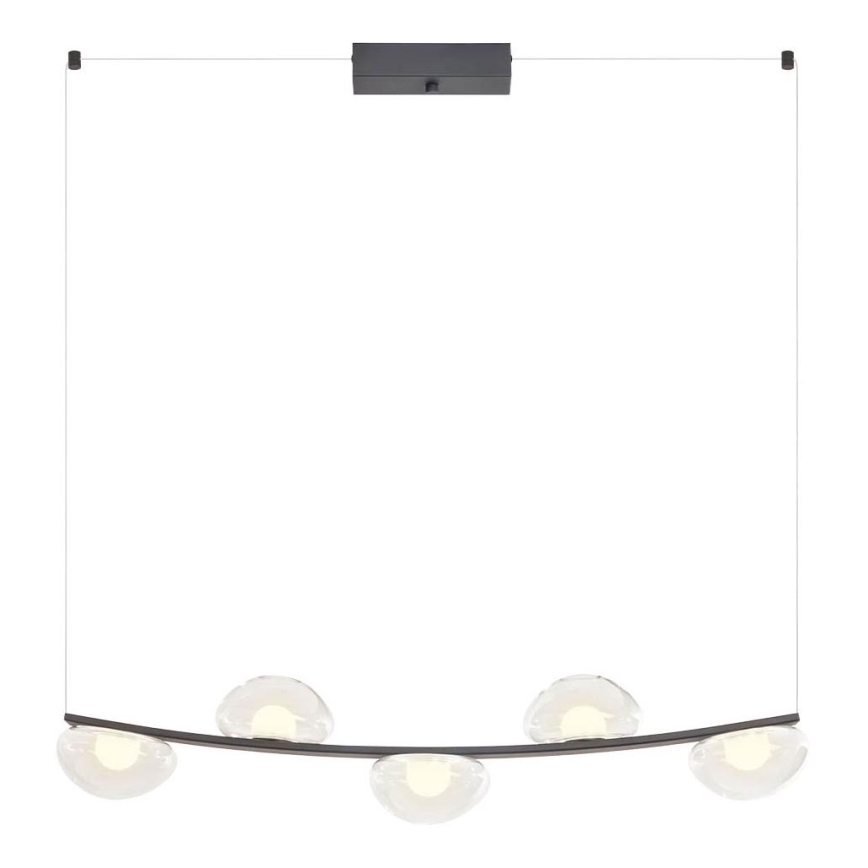 Redo 01-3244 - Lampadario a sospensione con filo LED dimmerabile SINCLAIR LED/35W/230V CRI 93 IP21 nero