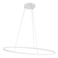 Redo 01-3337 - Lampadario dimmerabile a sospensione con cavo LEO LED/48W/230V 3000/4000K CRI 90 40x95 cm bianco