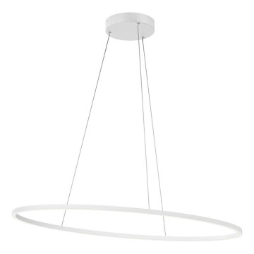 Redo 01-3337 - Lampadario dimmerabile a sospensione con cavo LEO LED/48W/230V 3000/4000K CRI 90 40x95 cm bianco