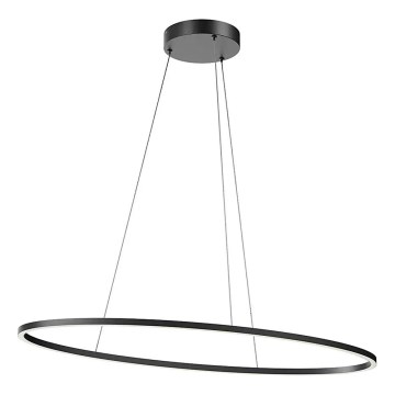 Redo 01-3339 - Lampadario sospeso dimmerabile su cavo LEO LED/48W/230V 3000/4000K CRI 90 40x95 cm nero