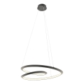 Redo 01-3378 - Lampadario a sospensione dimmerabile LED su cavo STORM LED/60W/230V 3000/4000/6000K CRI 90 Ø 80 cm nero