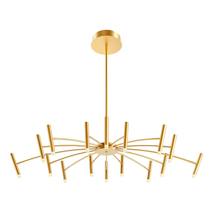 Redo 01-3450 - Lampadario LED dimmerabile a stelo RAYEN LED/80W/230V CRI 90 dorato