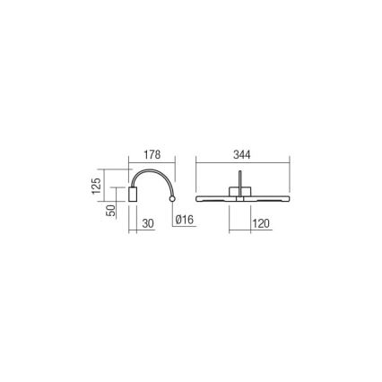 Redo 01-3464 - Lampada LED da quadro KENDO LED/6W/230V 34,4 cm CRI 92 bianco