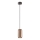 Redo 01-3476 - Lampadario a sospensione con filo BOOM 1xGU10/10W/230V diametro 7,6 cm marrone